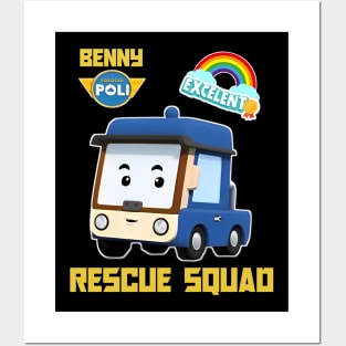 resque squad Posters and Art